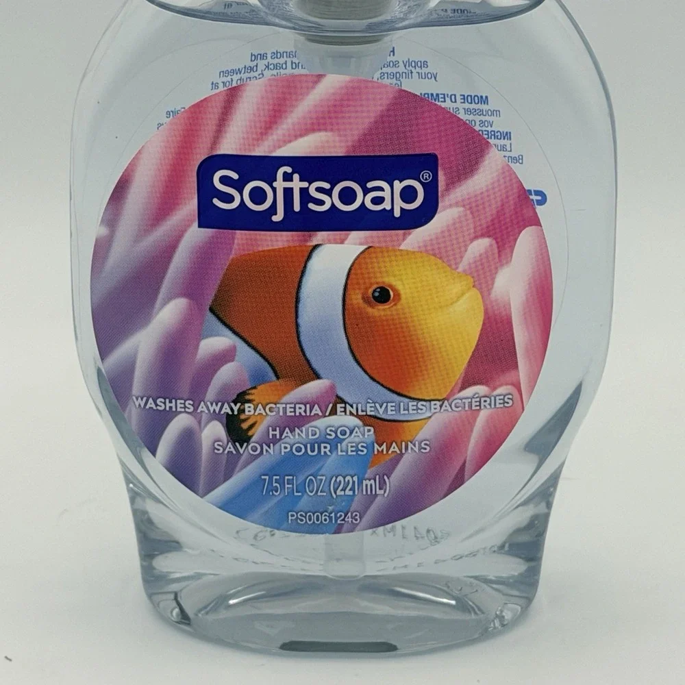 NEW Vintage SoftSoap Aquarium Series Fish Panel Inside 7.5 oz Hand Soft Soap